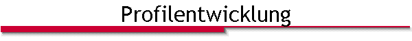 Profilentwicklung